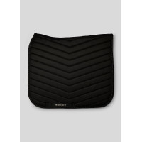 Tapis de dressage White Fair avec cristaux gun metal Montar Nero