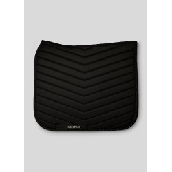 Tapis de dressage White Fair avec cristaux gun metal Montar Nero
