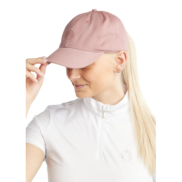 Cappellino in cotone MoBea con ricamo logo tono su tono Blush Montar Cappellino in cotone MoBea con ricamo logo tono su tono Blush Montar