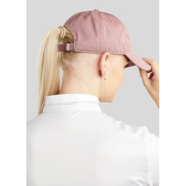 Cappellino in cotone MoBea con ricamo logo tono su tono Blush Montar Cappellino in cotone MoBea con ricamo logo tono su tono Blush Montar