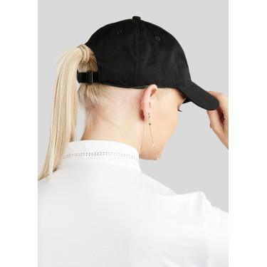 Cappellino in cotone MoBea con ricamo logo tono su tono Blush Montar