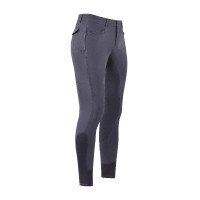 Pantaloni da equitazione Euro-Star Carlo FullGrip Schoeller SL uomo Grigio magnete