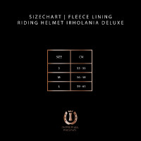 Fodera in pile per cap da equitazione Imperial Riding Olania Deluxe