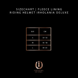 Fodera in pile per cap da equitazione Imperial Riding Olania Deluxe Fodera in pile per cap da equitazione Imperial Riding Olania Deluxe