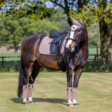 Tappetino LeMieux Suede Dressage Square Visone Marrone
