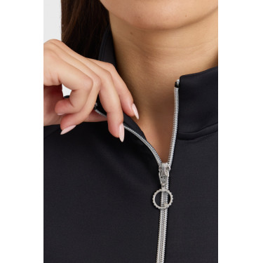 Felpa tecnica con zip Clotilde Harcour