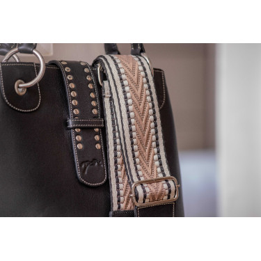 Borsa equitazione Pénélope Zabelia in pelle cognac