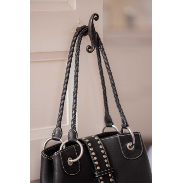Borsa equitazione Pénélope Zabelia in pelle cognac