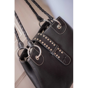 Borsa equitazione Pénélope Zabelia in pelle cognac