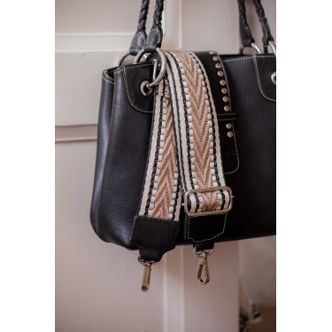 Borsa equitazione Pénélope Zabelia in pelle cognac