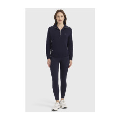Maglione equitazione donna collo alto Harcour Claira