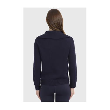 Maglione equitazione donna collo alto Harcour Claira