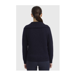 Maglione equitazione donna collo alto Harcour Claira