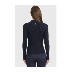 Polo equitazione donna Harcour Celeste maniche lunghe Polo equitazione donna Harcour Celeste maniche lunghe