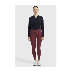 Polo equitazione donna Harcour Celeste maniche lunghe Polo equitazione donna Harcour Celeste maniche lunghe