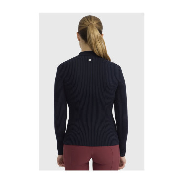 Polo equitazione donna Harcour Celeste maniche lunghe Polo equitazione donna Harcour Celeste maniche lunghe