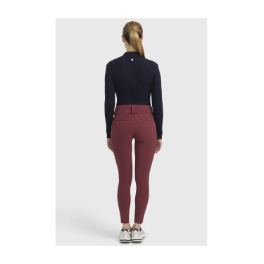 Polo equitazione donna Harcour Celeste maniche lunghe Polo equitazione donna Harcour Celeste maniche lunghe