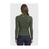 Polo equitazione donna Harcour Celeste maniche lunghe