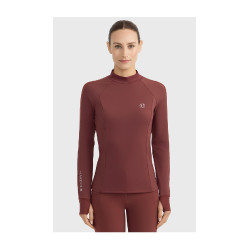 T-shirt tecnico Harcour Calista donna Vite Bordeaux
