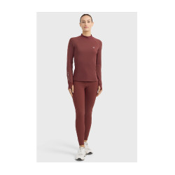 T-shirt tecnico Harcour Calista donna Vite Bordeaux