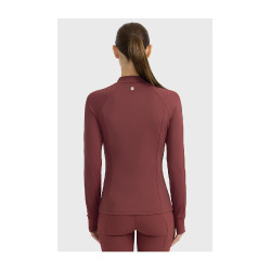 T-shirt tecnico Harcour Calista donna Vite Bordeaux