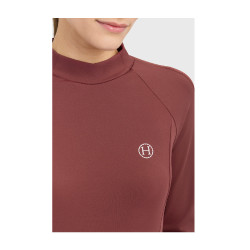 T-shirt tecnico Harcour Calista donna Vite Bordeaux