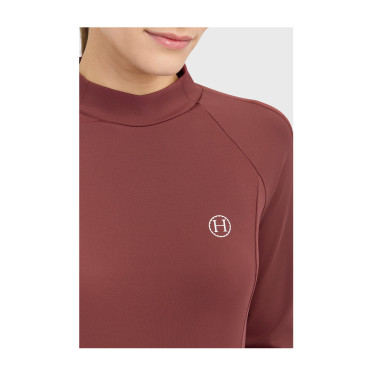 T-shirt tecnico Harcour Calista donna Vite Bordeaux