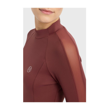 T-shirt tecnico Harcour Calista donna Vite Bordeaux