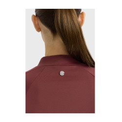 T-shirt tecnico Harcour Calista donna Vite Bordeaux