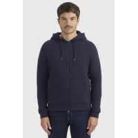 Felpa tecnica equitazione uomo con zip Harcour Connor