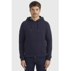 Felpa tecnica equitazione uomo con zip Harcour Connor