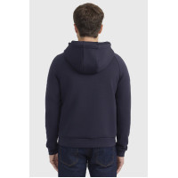 Felpa tecnica equitazione uomo con zip Harcour Connor
