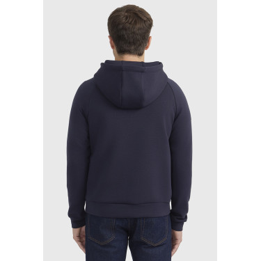 Felpa tecnica equitazione uomo con zip Harcour Connor