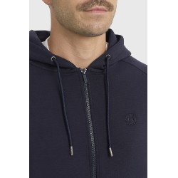 Felpa tecnica equitazione uomo con zip Harcour Connor