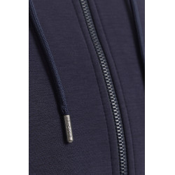 Felpa tecnica equitazione uomo con zip Harcour Connor