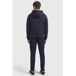 Felpa tecnica equitazione uomo con zip Harcour Connor