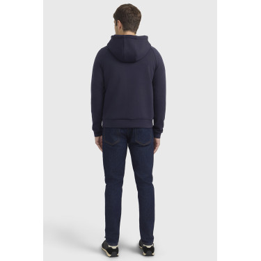 Felpa tecnica equitazione uomo con zip Harcour Connor