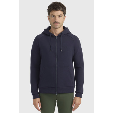 Felpa tecnica equitazione uomo con zip Harcour Connor