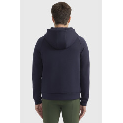Felpa tecnica equitazione uomo con zip Harcour Connor