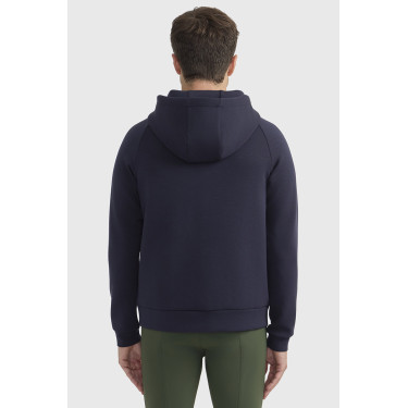 Felpa tecnica equitazione uomo con zip Harcour Connor