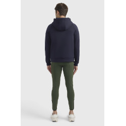 Felpa tecnica equitazione uomo con zip Harcour Connor