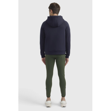 Felpa tecnica equitazione uomo con zip Harcour Connor