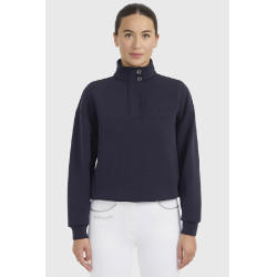Felpa equitazione donna 1/2 zip Harcour Cassandre | EQUI-CLIC