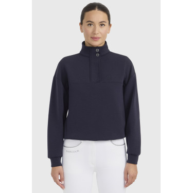 Felpa equitazione donna 1/2 zip Harcour Cassandre | EQUI-CLIC
