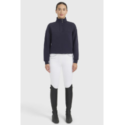 Felpa equitazione donna 1/2 zip Harcour Cassandre | EQUI-CLIC