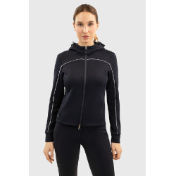 Felpa equitazione zip Harcour Bryssea donna