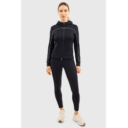 Felpa equitazione zip Harcour Bryssea donna