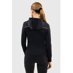 Felpa equitazione zip Harcour Bryssea donna