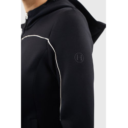 Felpa equitazione zip Harcour Bryssea donna