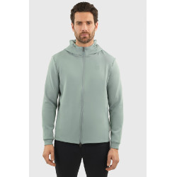 Felpa con zip Harcour Bryss Colibrì Verde